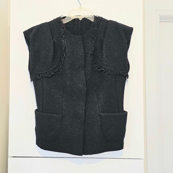 Bottega Veneta Wool Vest -Vintage - Picture 1 of 9